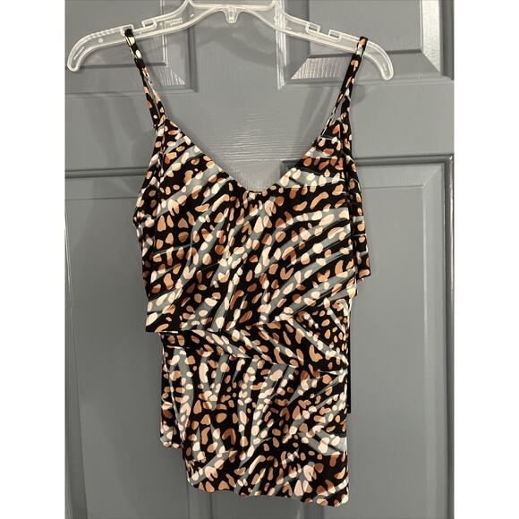 Magicsuit Other - MAGICSUIT Tankini Swim Top Chloe Tiered Natural Wonder Size 8 $126 - NWT